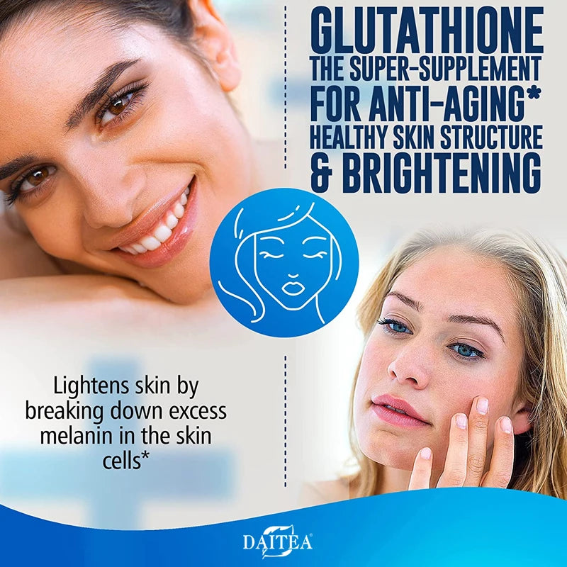 Taoters Daitea™ Glutathione Collagen + NAC — Immune & Respiratory Support (120 Capsules)