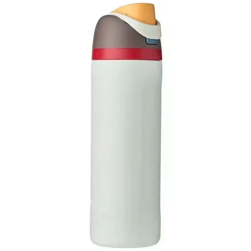 Stainless steel insulated water bottle with straw for sports, travel and school Suitable for all kinds of adventures