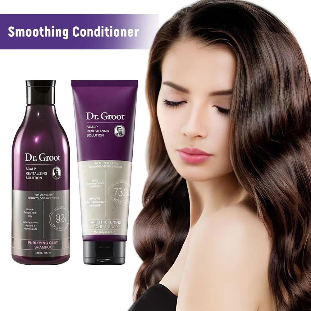 Moisturizing Shampoo + Conditioner Set – Frizz Control & Smooth Shine