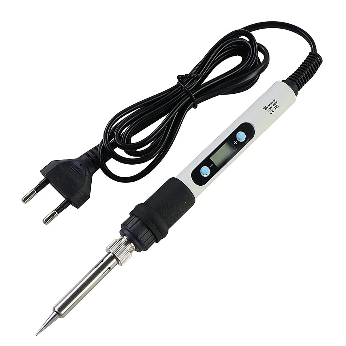 60W 80W Electric Soldering Iron LCD Digital Display Adjustable Temperature Welding Repair Tools 220V / 110V Solder Wire Tips