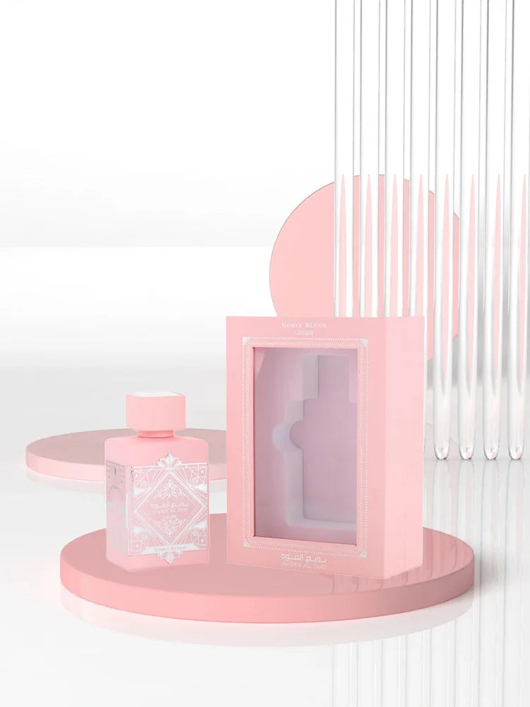 Lattafa Badee Al Oud Noble Blush women Eau De Parfum Spray 100ml Gourmand Fragrance Notes Original Long-Lasting Scent