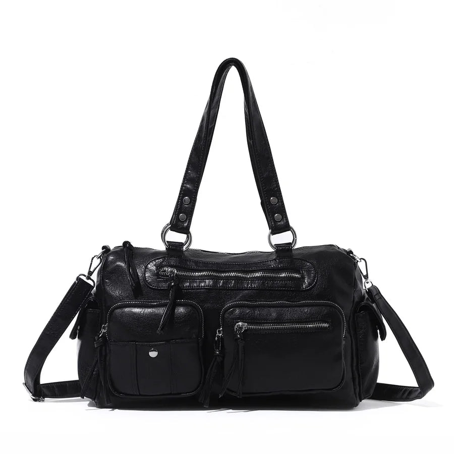 Venn Angel Women's Shoulder Bag Soft PU Handbg Fashion Tote Large Capacity Crossbody Shoulder Bag Snakeskin Handbag Purse