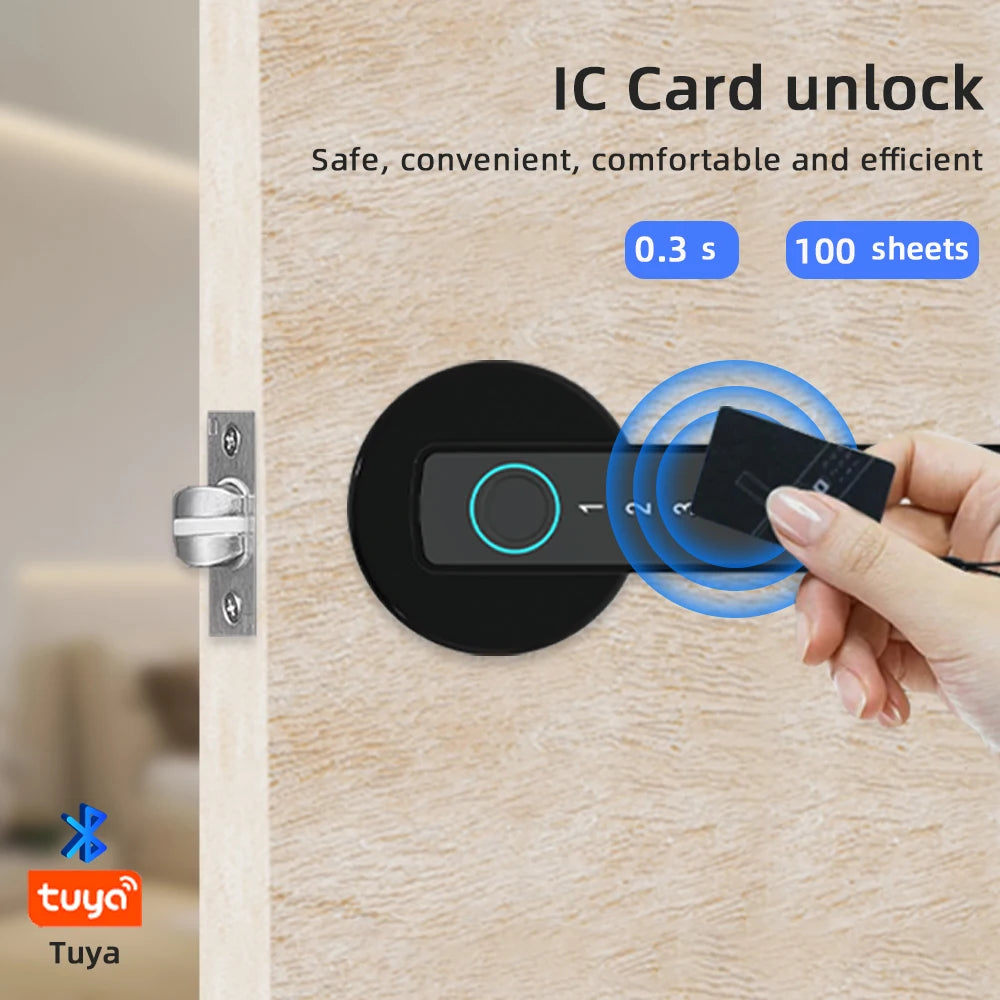 RAYKUBE M5 — Tuya Bluetooth Smart Fingerprint Door Lock (US Free Delivery)
