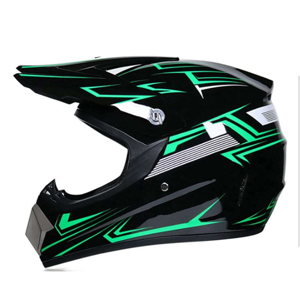 Aramox Full Face Motocross Helmet Set | DOT-Certified Off-Road Helmet with Goggles, Gloves & Face Cover