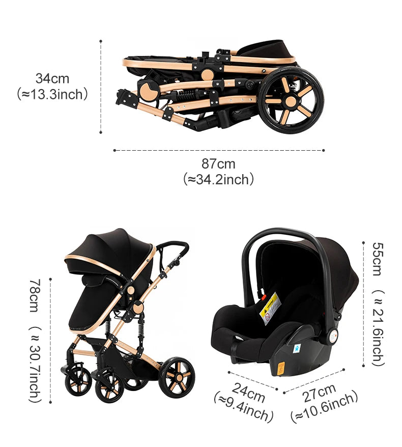 Stroller,Baby stroller,baby accessories,baby cars,Stroller 3 in 1,Convertible Bassinet Push,Light stroller,2 in 1 Baby Stroller,