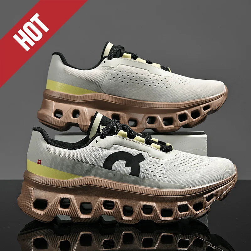 Men’s Breathable Air-Cushion Running Shoes – Lightweight Graffiti Sneakers