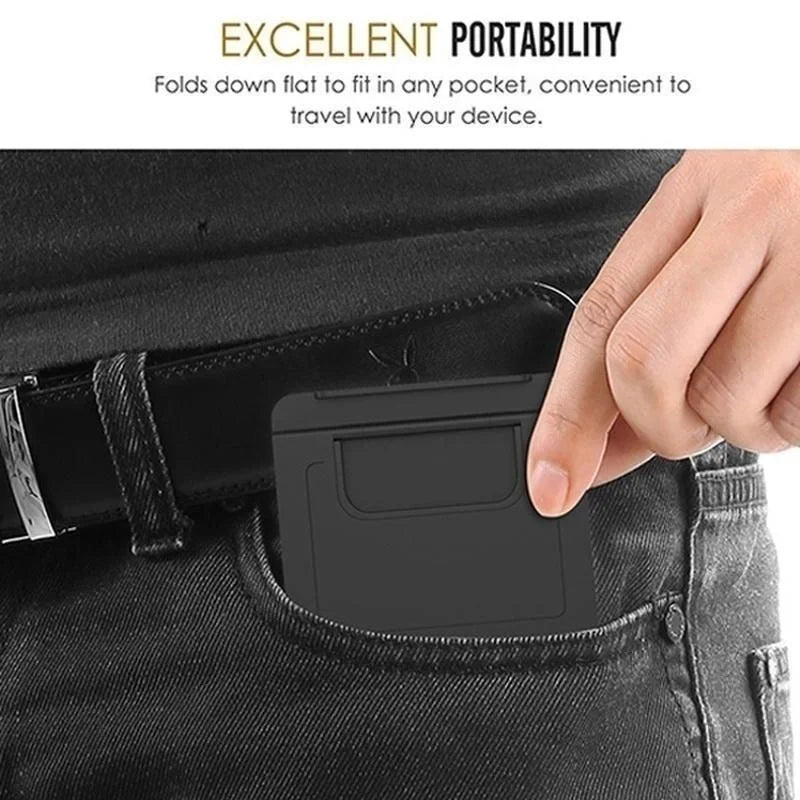 Mini Adjustable Creative Portable Universal Folding Plastic Phone Holder Tablet Computer Stand For ipad iPhone Samsung Xiaomi