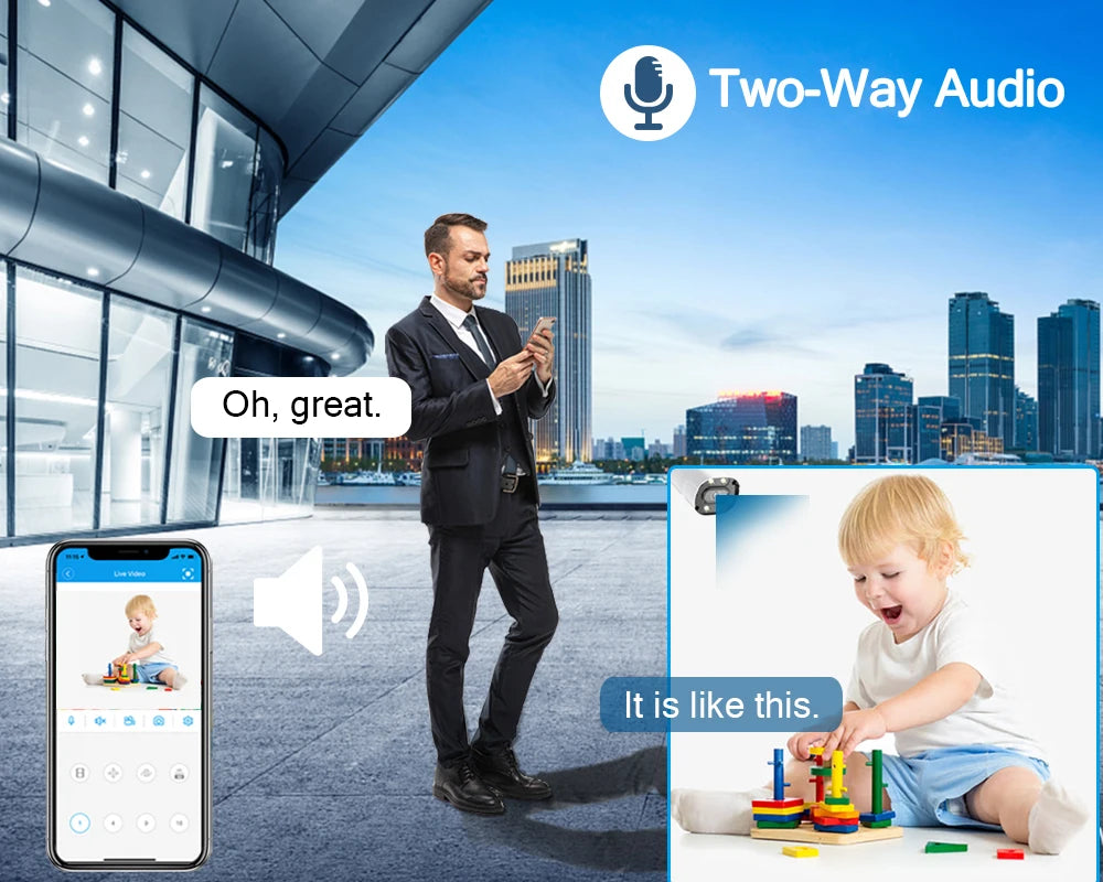 50X 30X Optical Zoom 5MP PTZ Security Camera Outdoor Waterproof Wifi PTZ IP Camera Color Night Vision CCTV Human Detection ICSEE