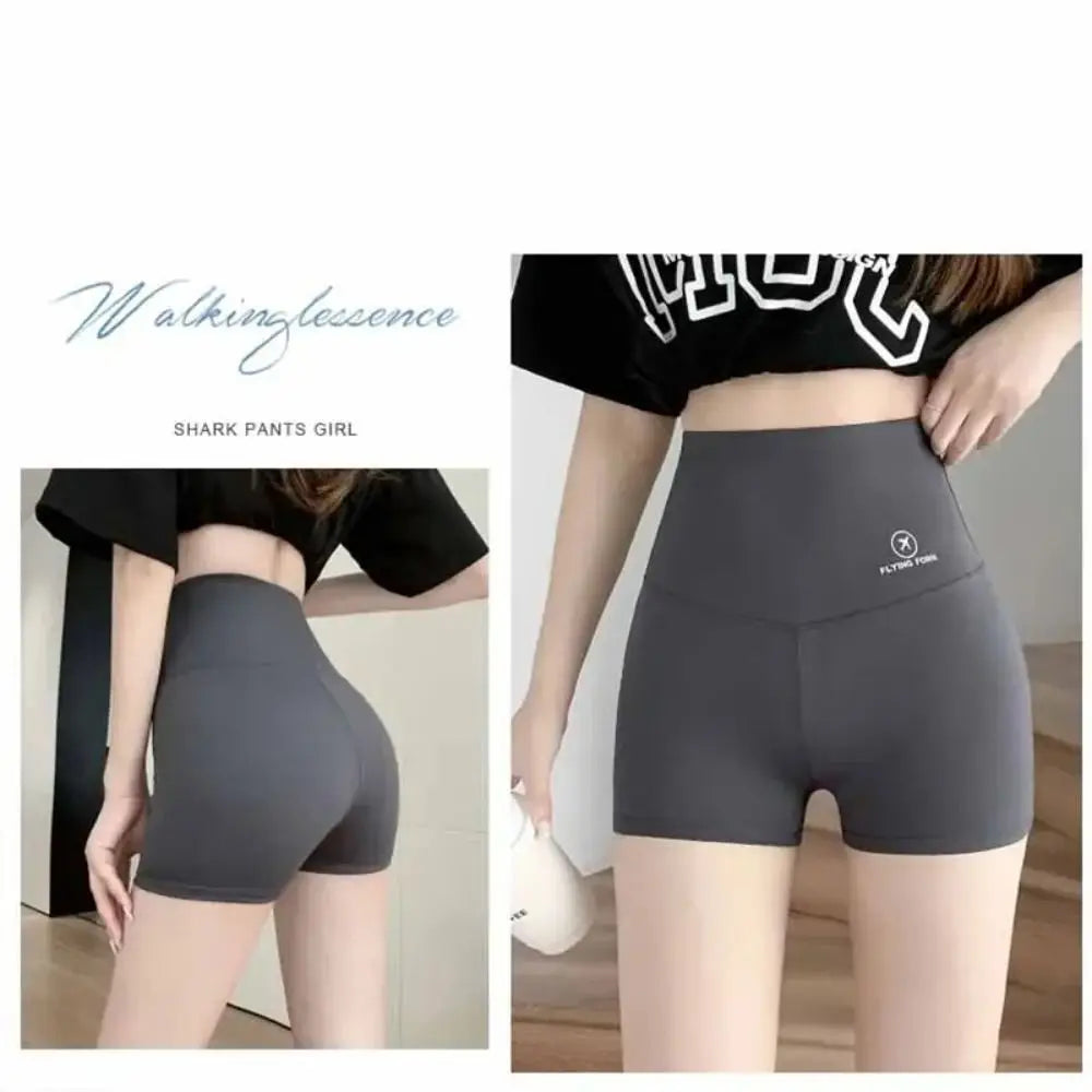 Seamless Scrunch Sports Shorts — High-Waist Shaping