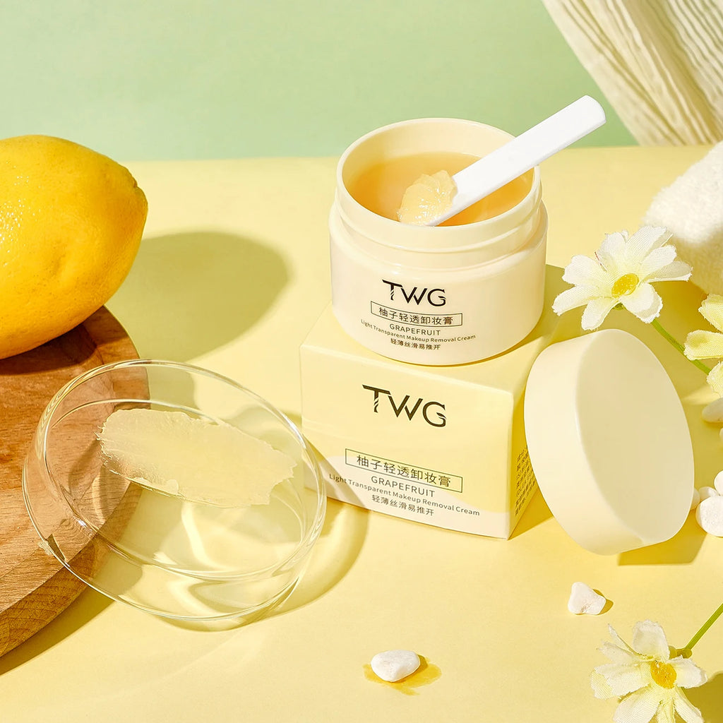 Grapefruit Makeup Removal Cream Deep Cleansing Makeup Removal Cream, the Best Gift for Girls