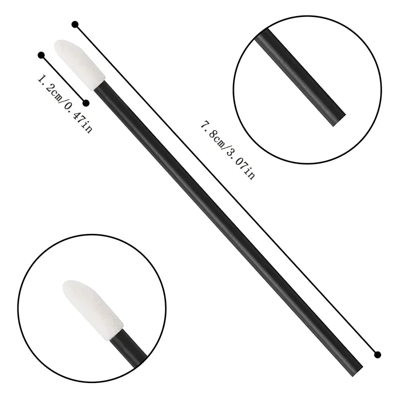 Disposable Eyelash Brush wholesale 50/100pcs Mascara Applicator Wand Eyes Lip Cosmetics Brushes Extension Cosmetic Make up Tools