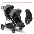 Foldable Twins Baby Carriage Stroller Twin Can Sit and Lie Double Stroller Shock Absorber Second high view Child Stroller