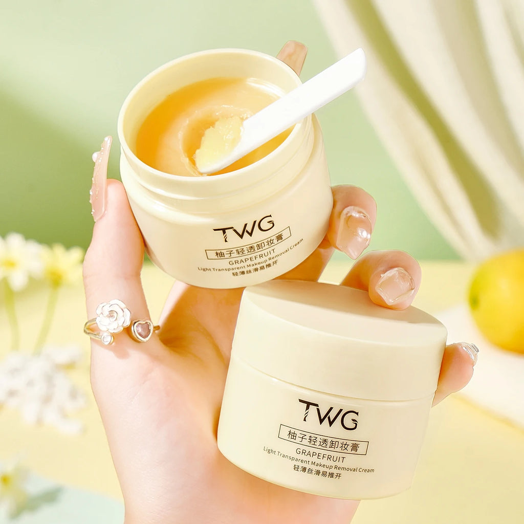Grapefruit Makeup Removal Cream Deep Cleansing Makeup Removal Cream, the Best Gift for Girls