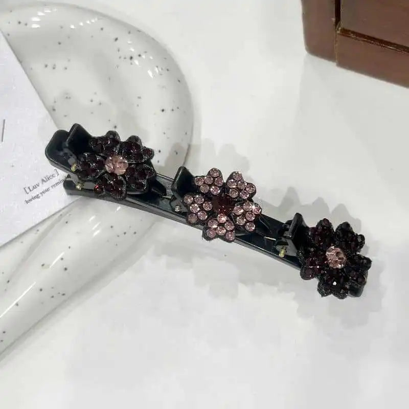 Elegant Butterfly Braided Hair clip for women Korean version Side Clip Fashion Girl Hairpin Hair Accessories duckbill clip