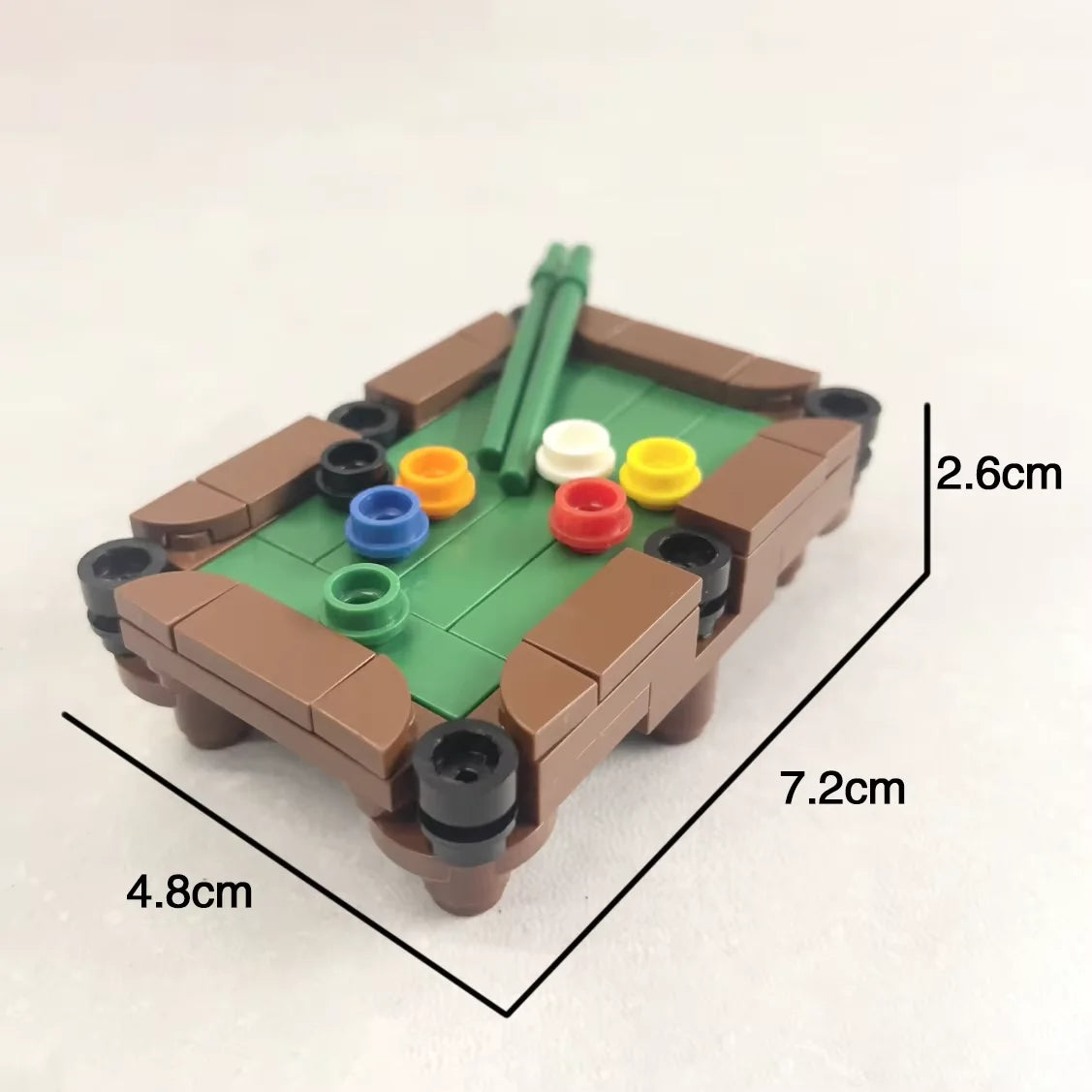 New Creative Desktop Decorative Shrimp Building Blocks Balance Frame Billiards Model Kit MOC Puzzle Assembly Toys & Gifts