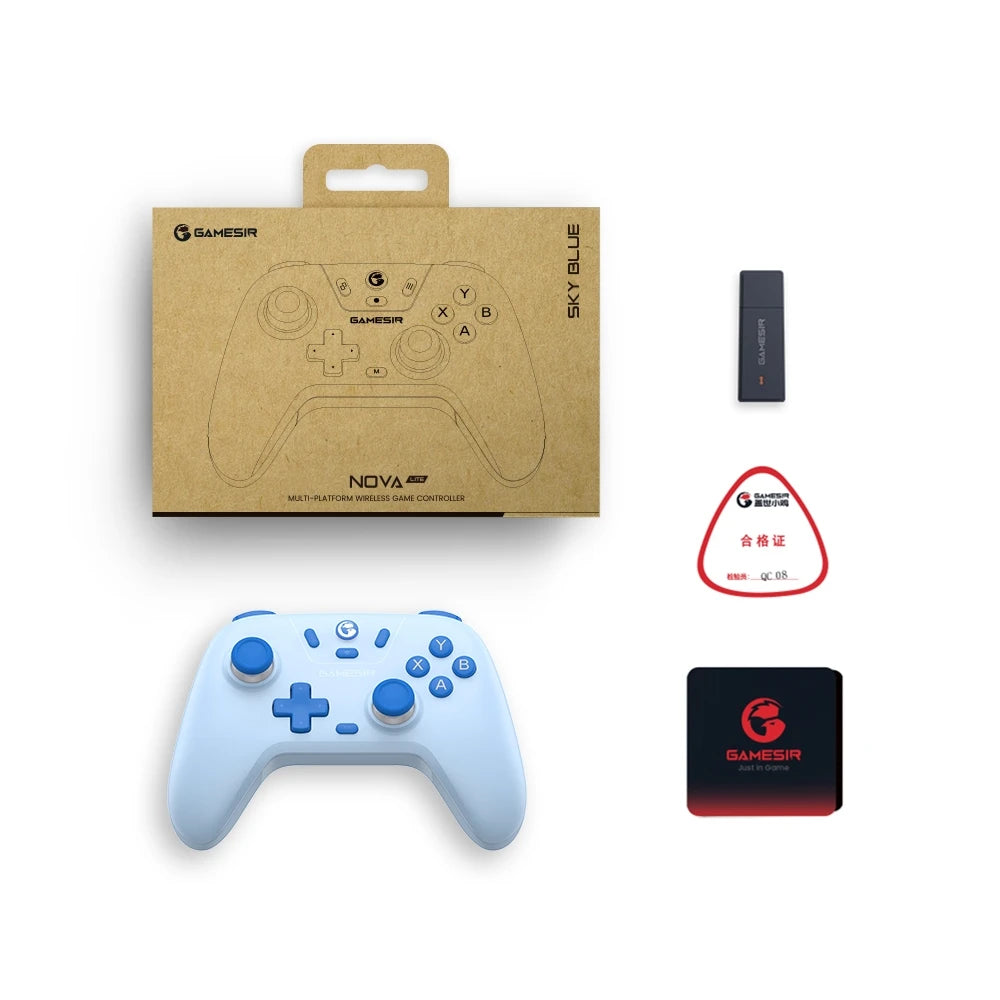 GameSir T4 Nova Lite – Hall Effect Wireless Gamepad (Switch/PC/Android/iOS/Steam)