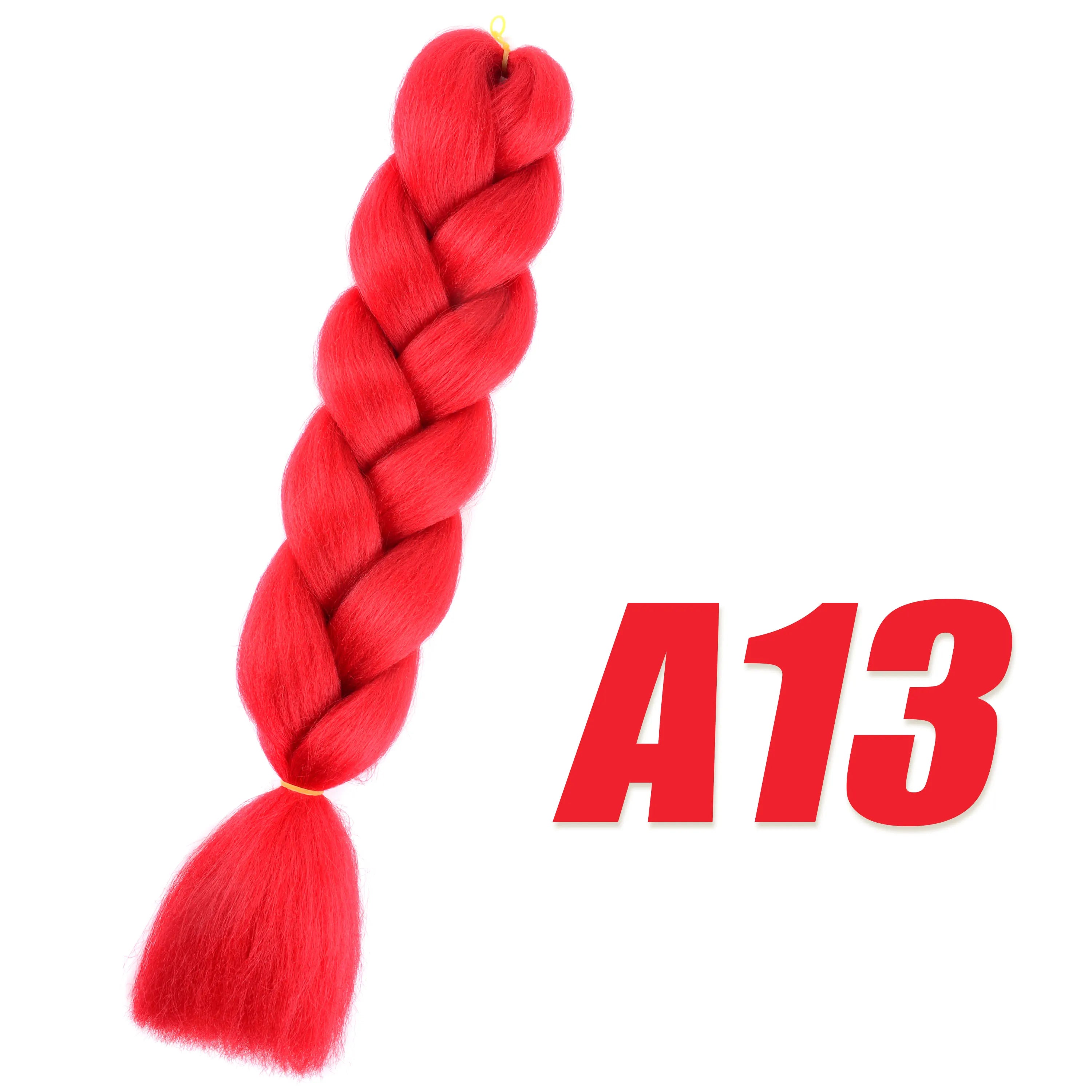 Synthetic Kanekalon Crochet Hair Braiding Hair Pre Stretched Curly Jumbo Braids Extensions Hair Accessories For Girls Braids