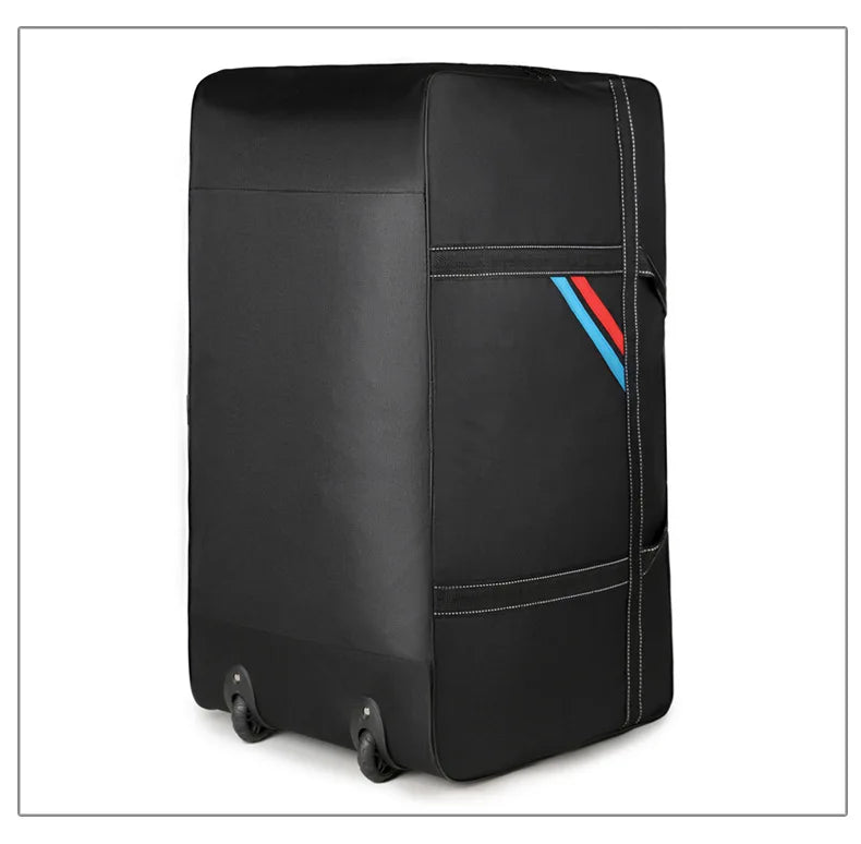 Large Capacity Trolley Bags with Wheels Foldable Luggage Wheeled Bag Travel Suitcase Waterproof Handbag Weekend Rolling Luggage