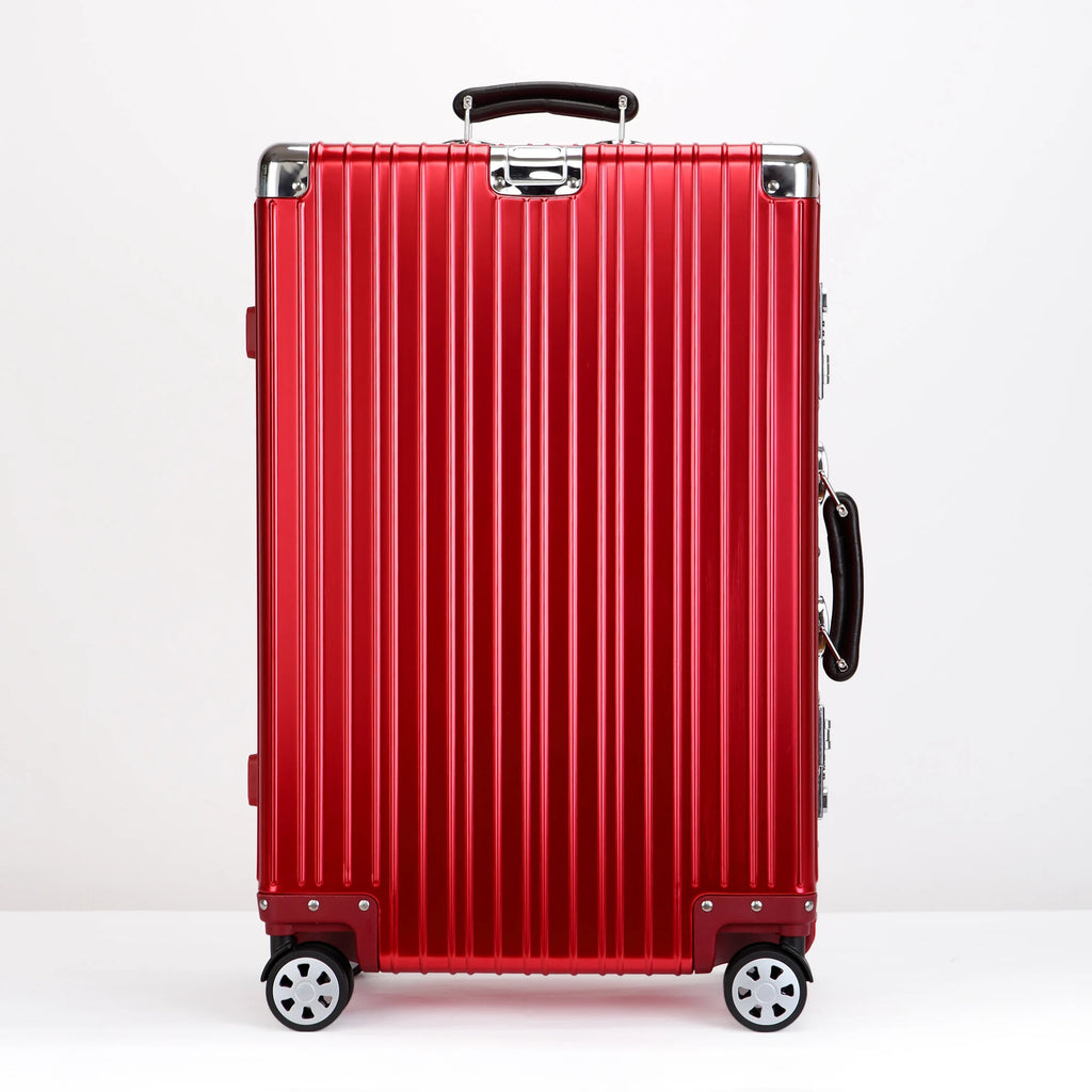 All Aluminum-magnesium Alloy Travel Suitcase High Quality Rolling Luggage 20/24/26/29'' Retro Trolley Case Bag Carry-On Boarding