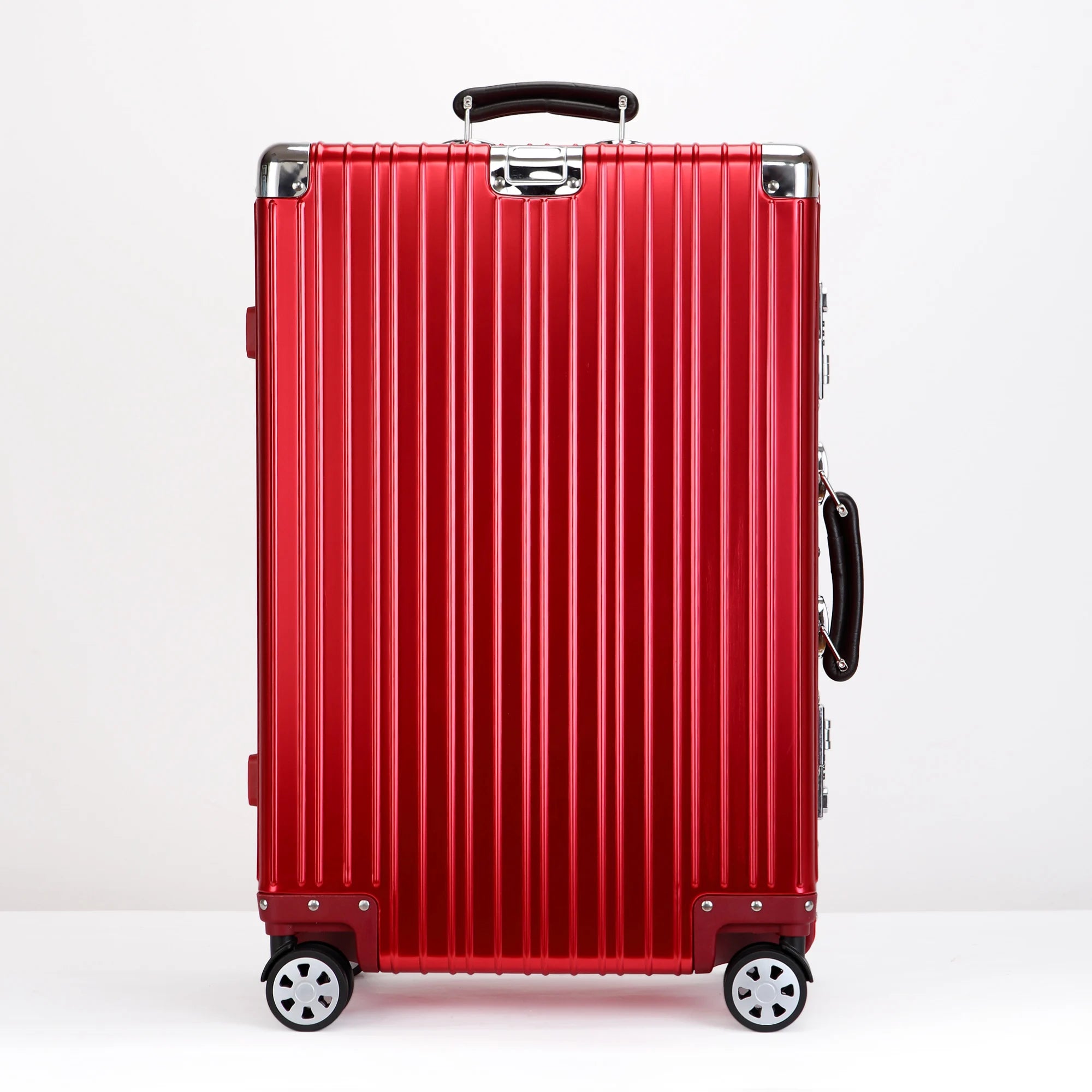 All Aluminum-magnesium Alloy Travel Suitcase High Quality Rolling Luggage 20/24/26/29'' Retro Trolley Case Bag Carry-On Boarding