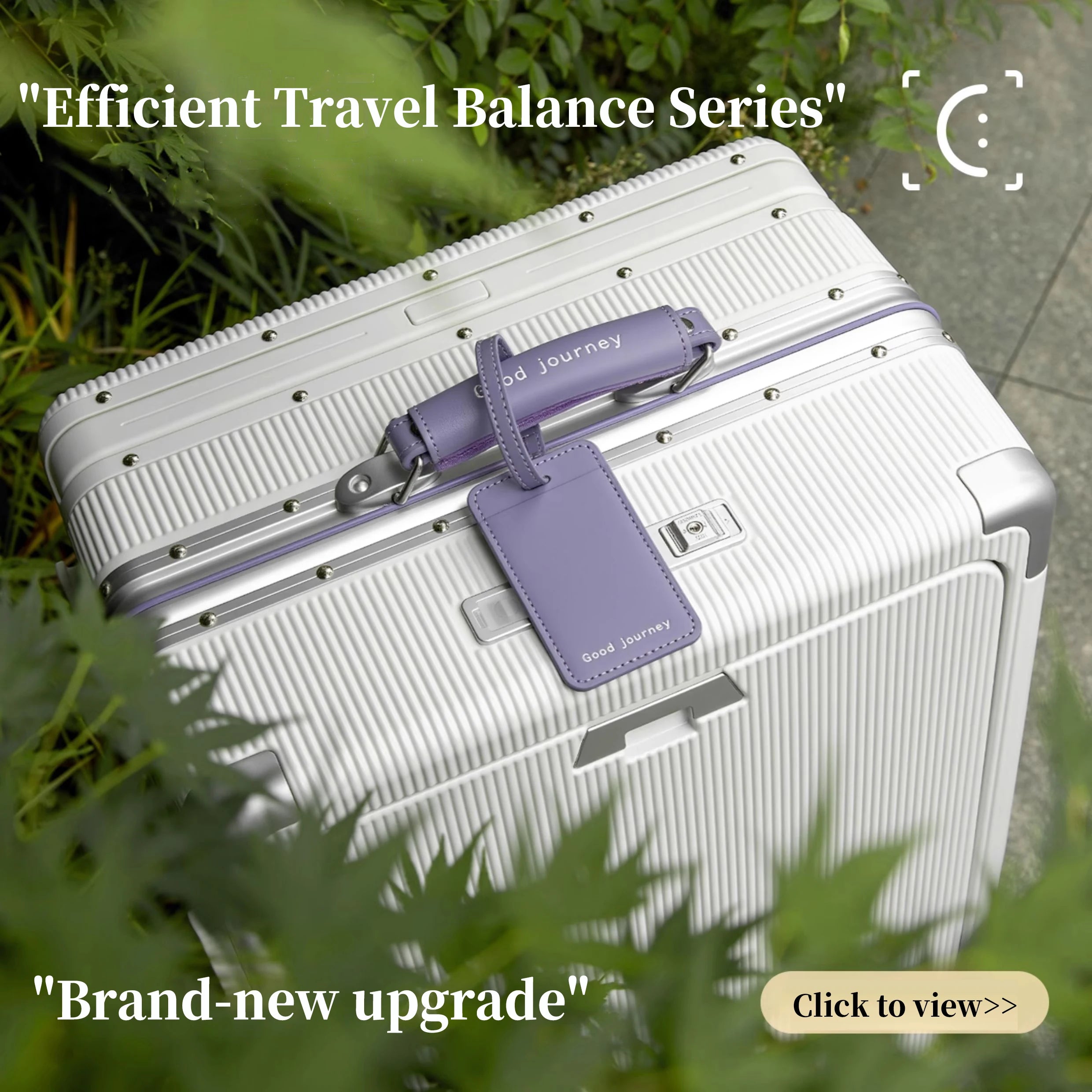 SUSHIMU Wide Trolley Luggage Front Opening Multi-Functional Women 20-Inch Small Lightweight Boarding Box 24-Inch Men's Suitcase