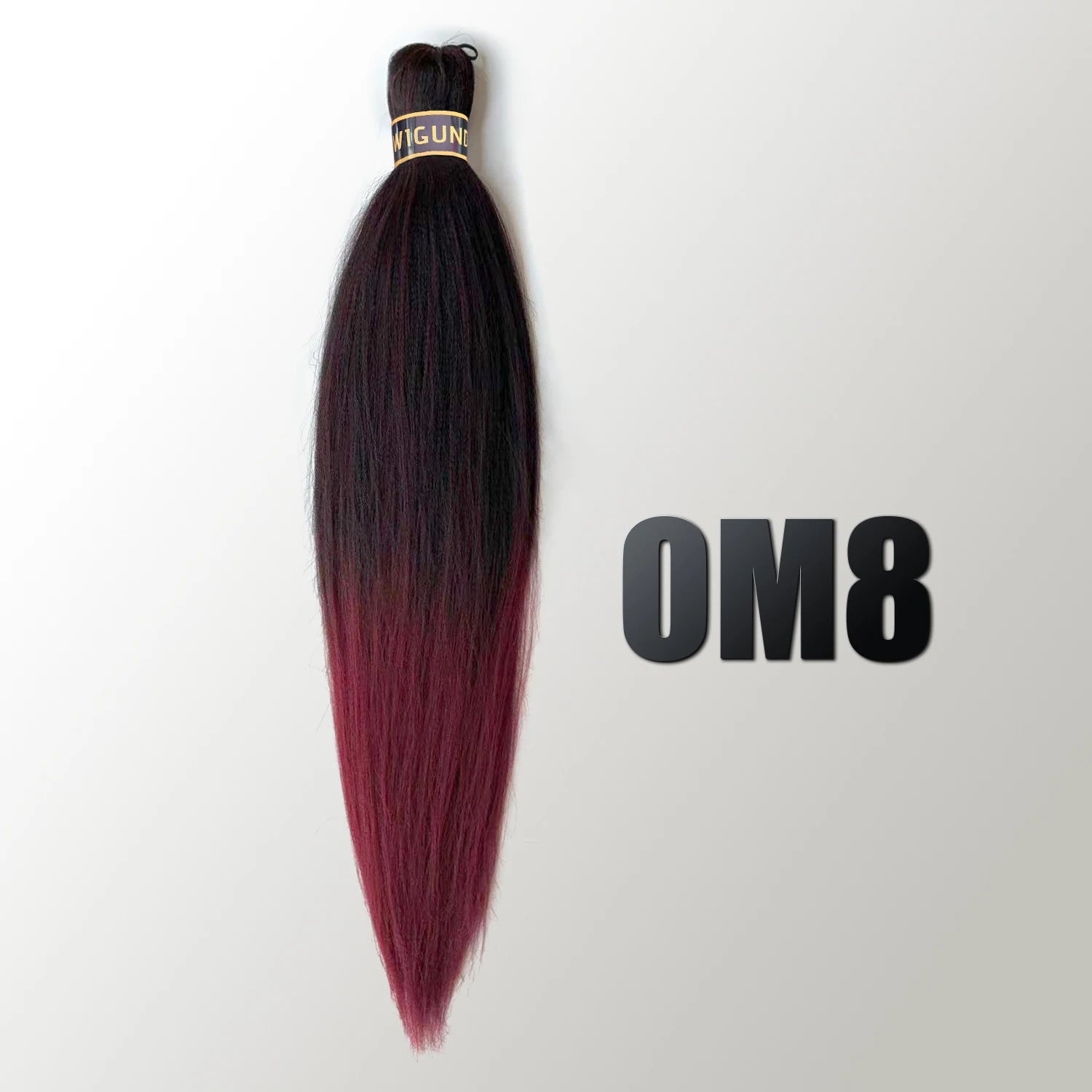 Wigundle Pre-Stretched Braiding Hair — EZ Crochet Yaki Straight (Flame-Retardant Kanekalon)