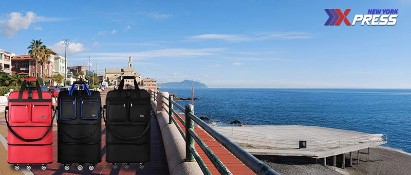 30/36/40 Inch Foldable Expandable Suitcase Bag Water-resistant Large Capacity Rolling Travel Luggage Bag For Moving Storage