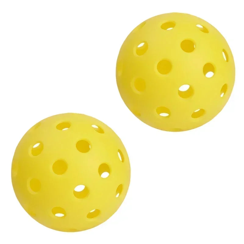 Outdoor Pickleball Balls — 40-Hole Tournament Standard (74 mm, PE Material)