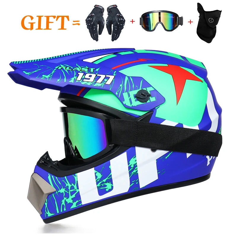ORZ DOT-Certified Safety Motocross Helmet | Lightweight ABS Off-Road Helmet for Kids & Adults