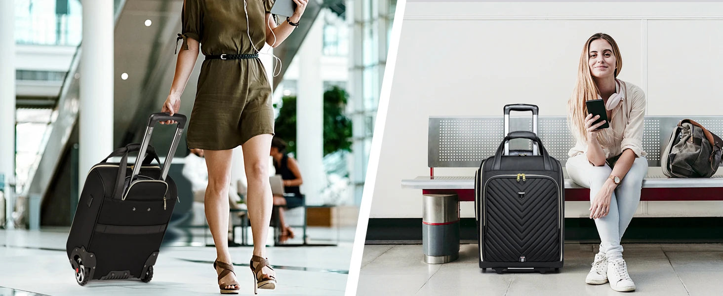 Laptop Bag Business Trolley Bags Carry-On Underseat Airlines Luggage Travel Bag with Wheels Women Men Briefcase for Men Women