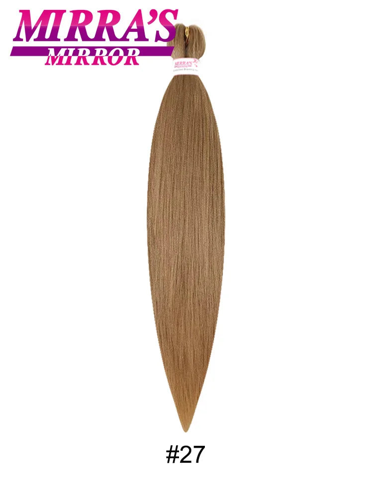 Synthetic Pre Stretched Braiding Hair Easy To Make Senegalese Box Braid Natural Soft Hair Bundles Blue Red Yellow Pink Braids