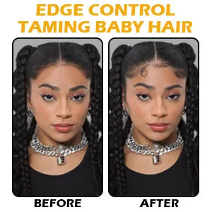 Edge Control Gel Pomade – Anti-Frizz Baby Hair & Bangs Styling Wax (150g)