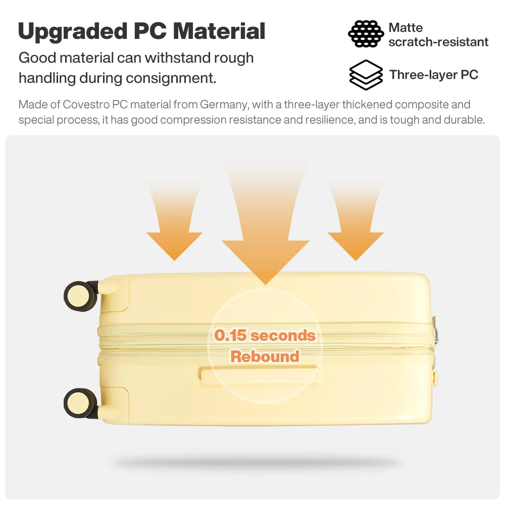 Mixi New Design Puristic Expandable Travel Luggage TSA Lock Lightweight Large Capacity PC Suitcases Spinner Wheels 20 24 26Inch