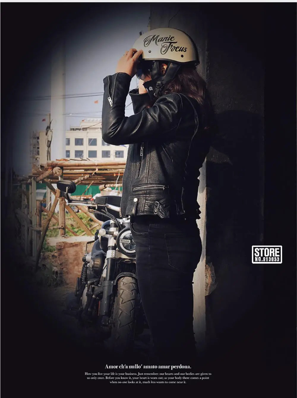 HEROBIKER Retro Half Motorcycle Helmet (DOT, HD Visor)