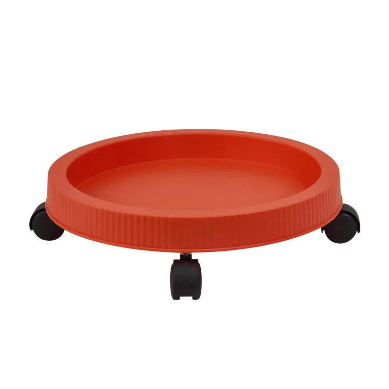 MOONBIFFY Stackable Multi-Tier Flower Pot with Wheels