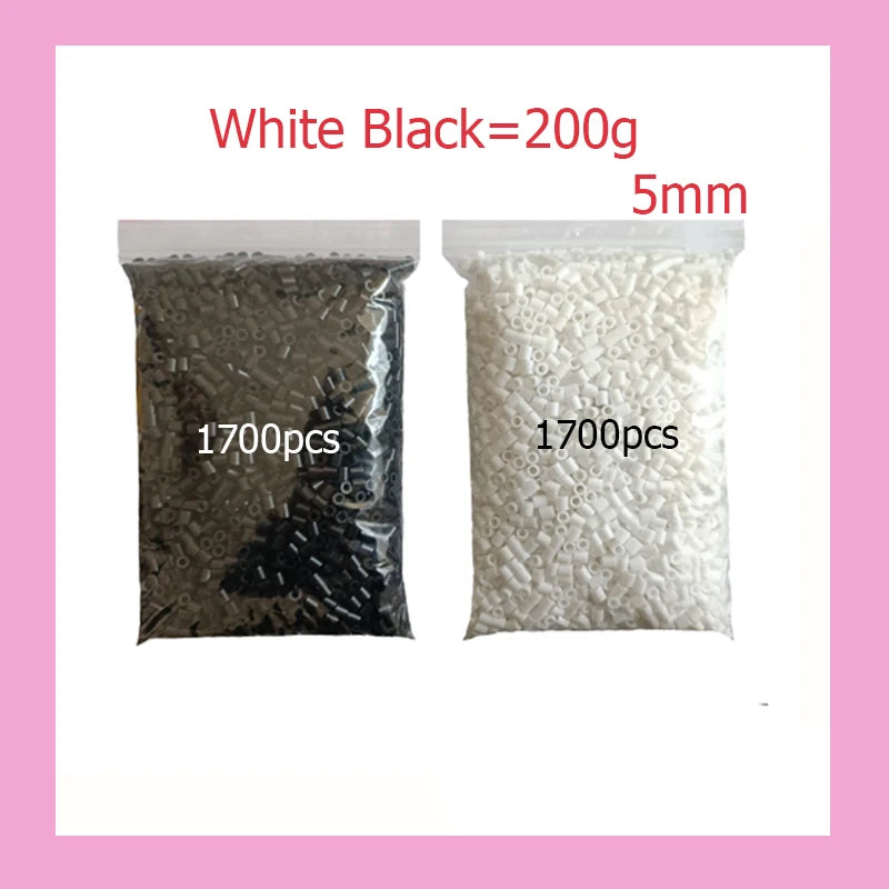 Hama Beads Box Embalagem Thermal mosaic Ferro Educação Beads, Ironing beads Fuse Beads Brinquedo DIY, 24 48 72 Cores 2.6MM 5MM