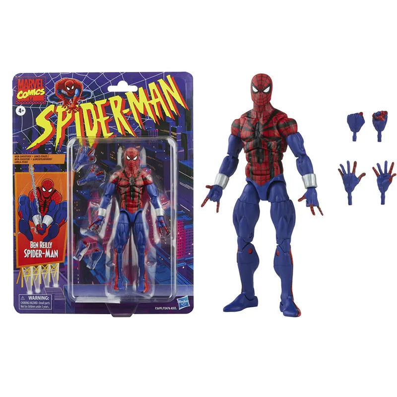 Marvel Legends Classic Spider-Web Spider-Man 6" Action Figure Collectible