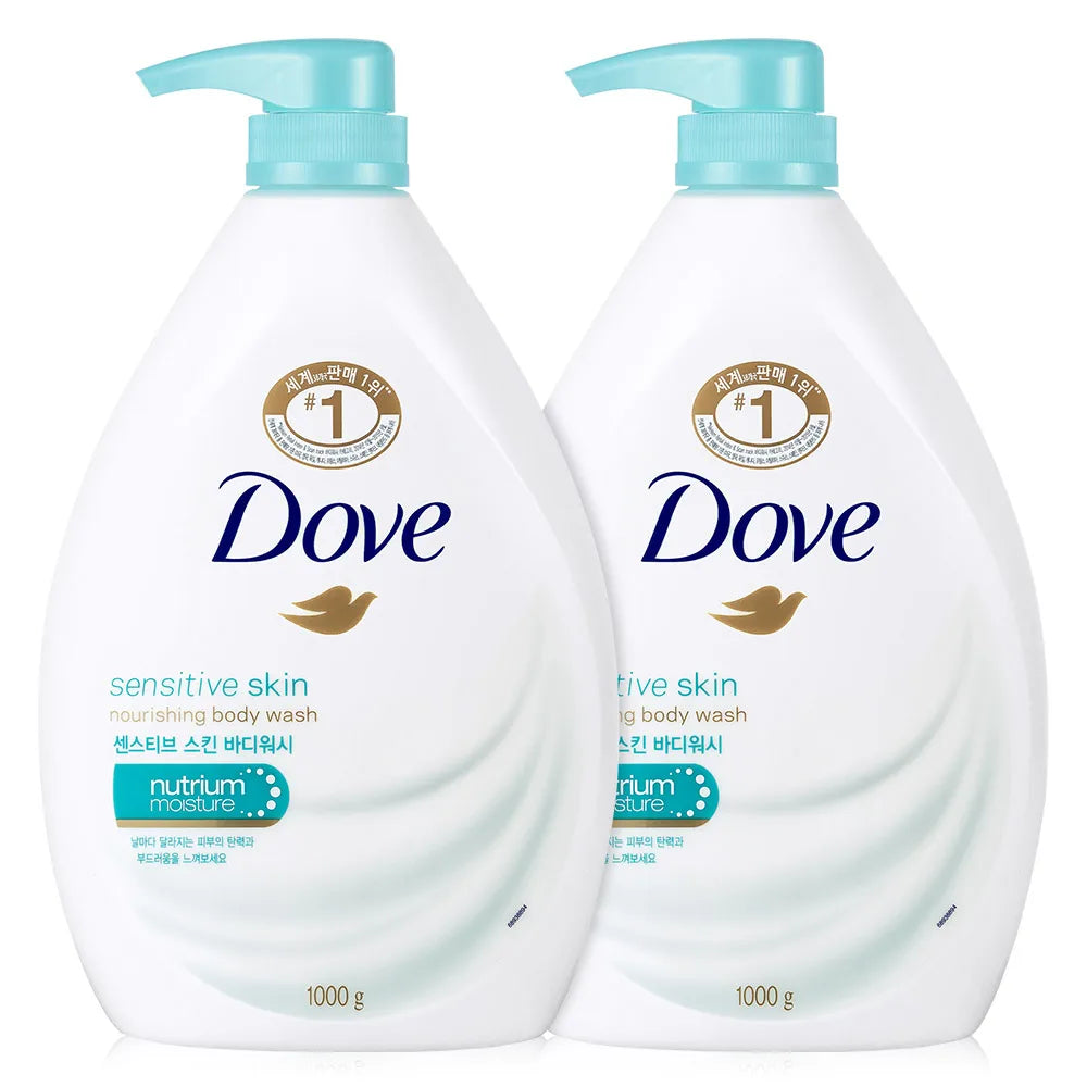 Dove Body Wash Body Cleanser 6 Types 1000ml 2-Pack
