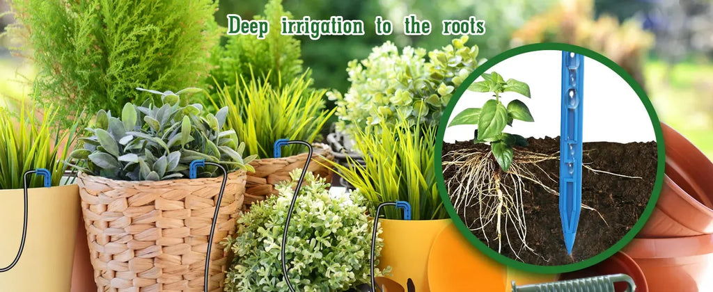 AISITIN Solar Automatic Drip Irrigation System Kit