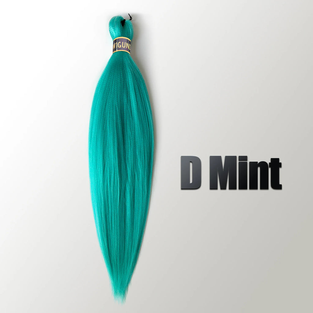 EZ Pre-stretched Braiding Hair Ombre Professional Easy Crochet Braid Hair 26 Inch 90g Hot Water Setting Synthetic Crochet Hair