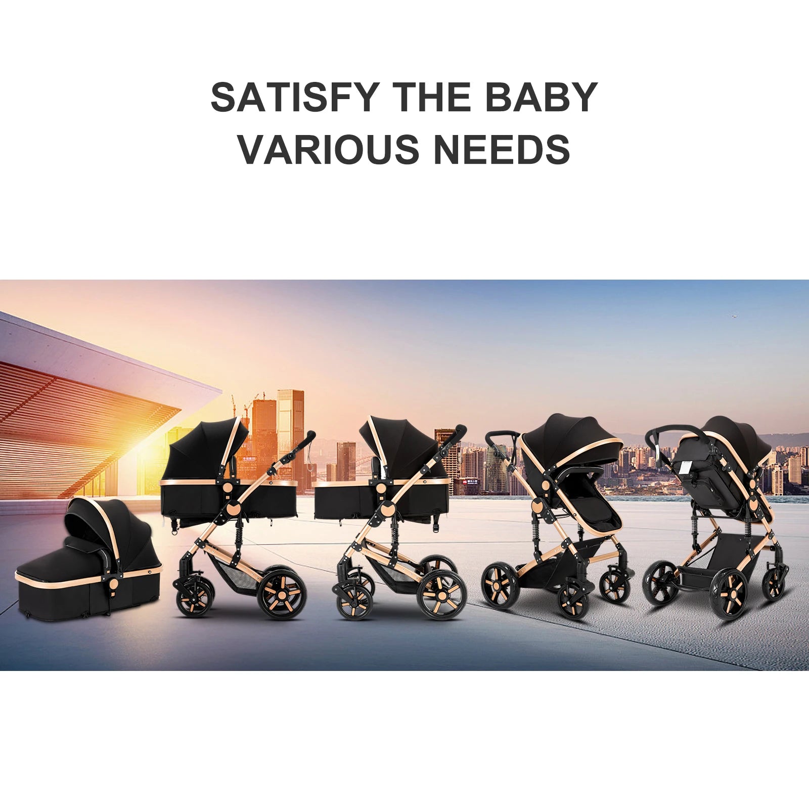 Baby Stroller Baby Accessories Baby Cars Stroller 3 In 1 Baby Newborn Things Light Baby Stroller Baby Pram Baby Carriage 3 In 1