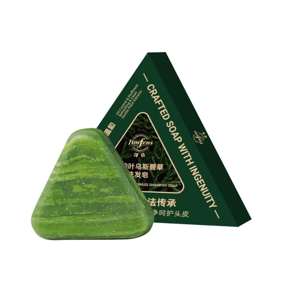 Natural Herbal Soap - Ligusticum Root Shampoo Soap for Deep Cleansing, Refreshing Oil Control, and Gentle Hair Care