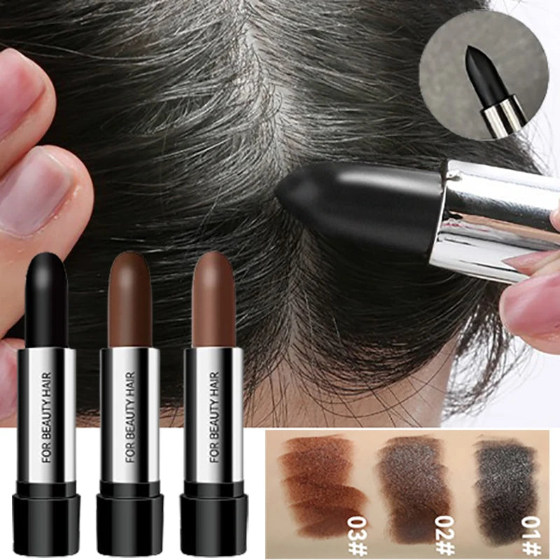 Disposable Hair Colour Dye Coverage White Hair One-off Hair Color Stick Modify Cream Black Brown Temporary Cover Up Grey