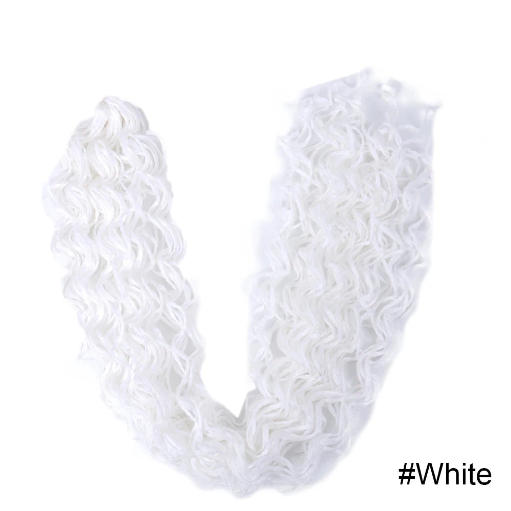 Zizi Braids Crochet Box Braids Twist Synthetic Braiding Hair Extensions 20-25 roots/Pack Pink White Purple Bug Gray 613 Luoyudu