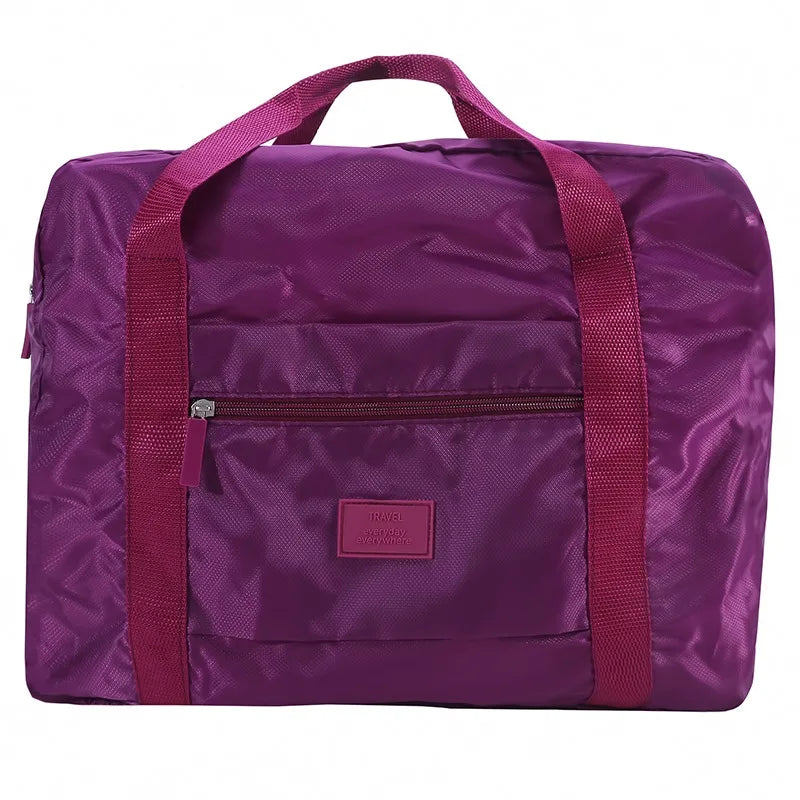 Foldable Travel Duffel Bag Lightweight Travel Bag for Women and Men Tote Carry On Luggage Bag Weekender Overnight Bag Move House