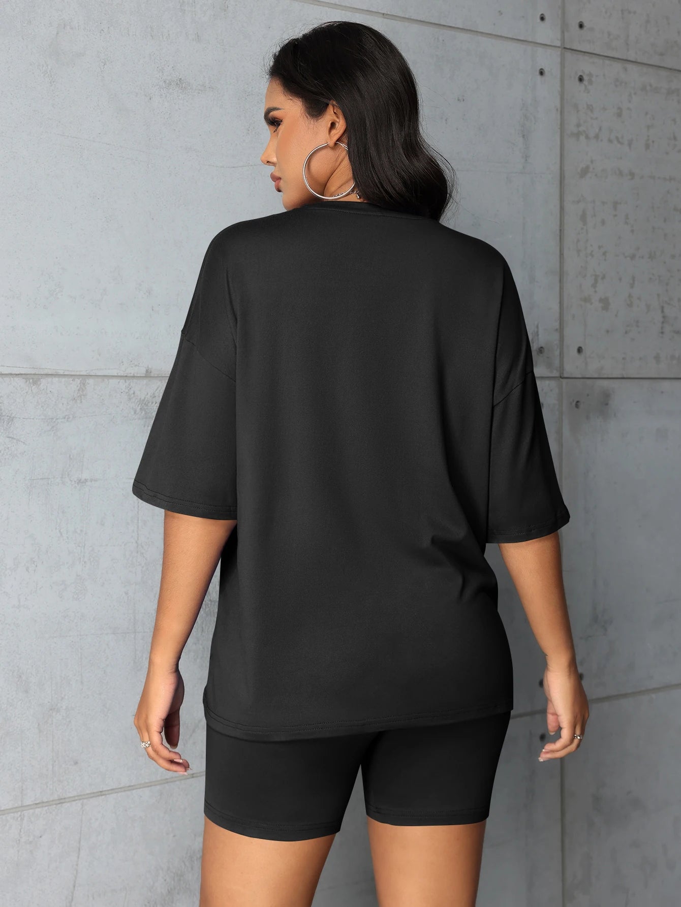 Plus size sets for women Summer 2 pieces Blessed printed offers and liquidation everything cheap elegant women's sets Short sets