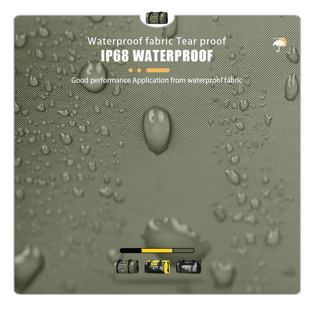 Motorcycle Waterproof Tail Bag Travel Outdoor Dry Luggage Roll Pack Bag 20 /40/66 Motorbike Luggage Backpack Motorcycle Seat Bag