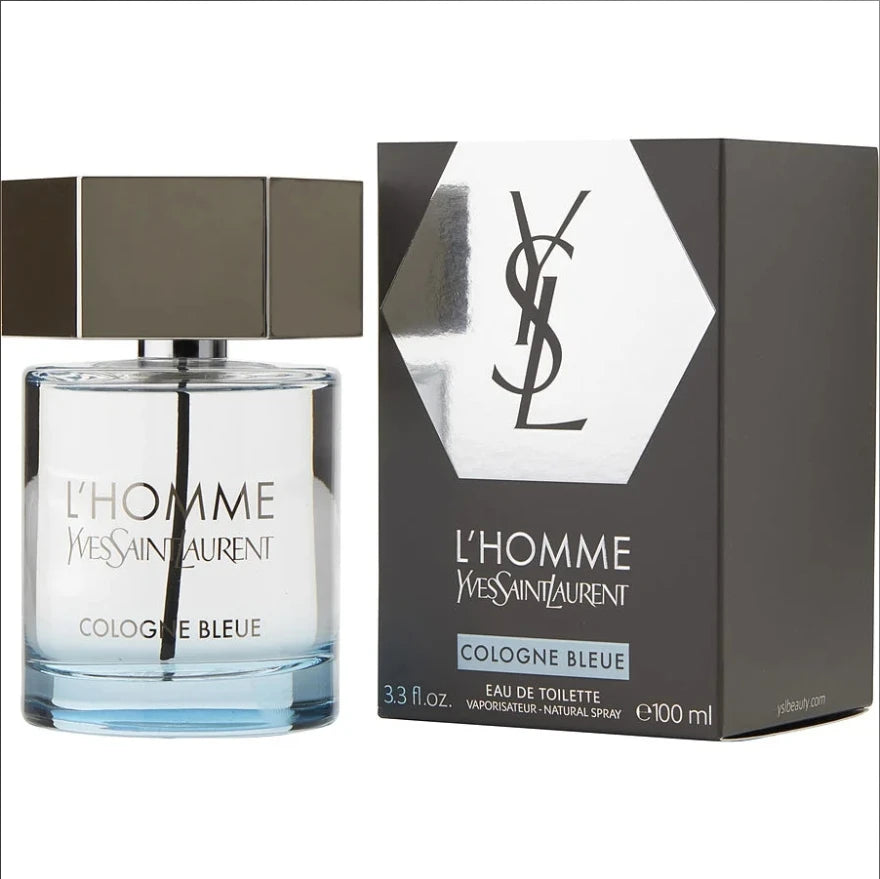 YSL L’Homme Cologne Bleue Eau de Toilette – Men’s Fresh Aquatic (100ml)