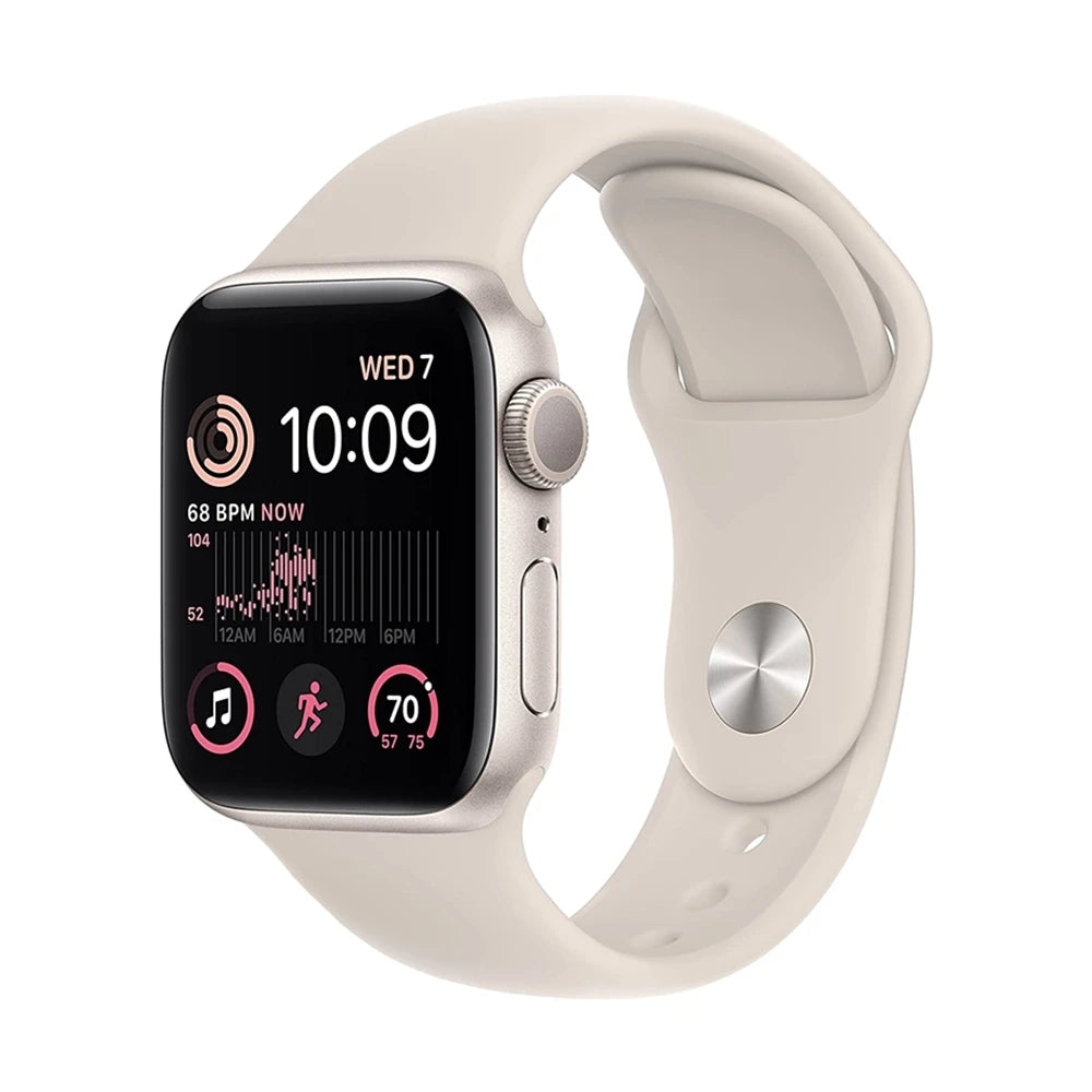 Apple Watch SE (2nd Gen) GPS Smartwatch — Aluminum Case + Sport Band