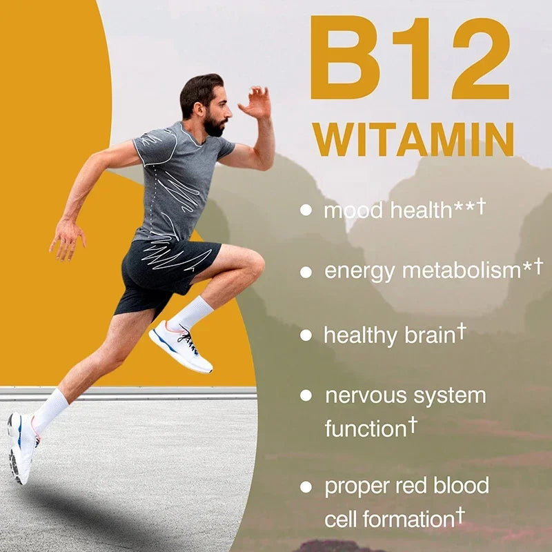 Vitamin B12 Capsules — Energy & Nerve Support